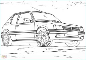 205 Dessin Bestof Photos Peugeot 205 Coloring Page