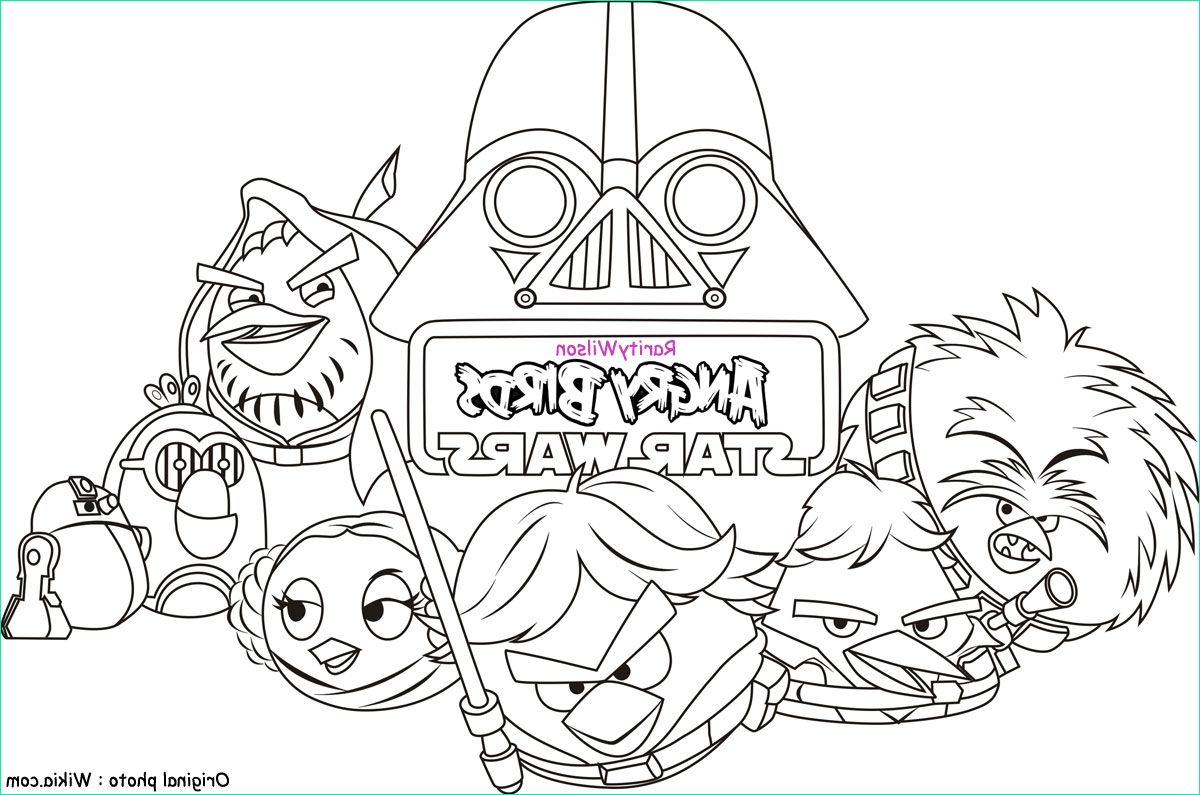 Coloriage Angry Birds Élégant Photographie Angry Birds Star Wars Coloring Pages