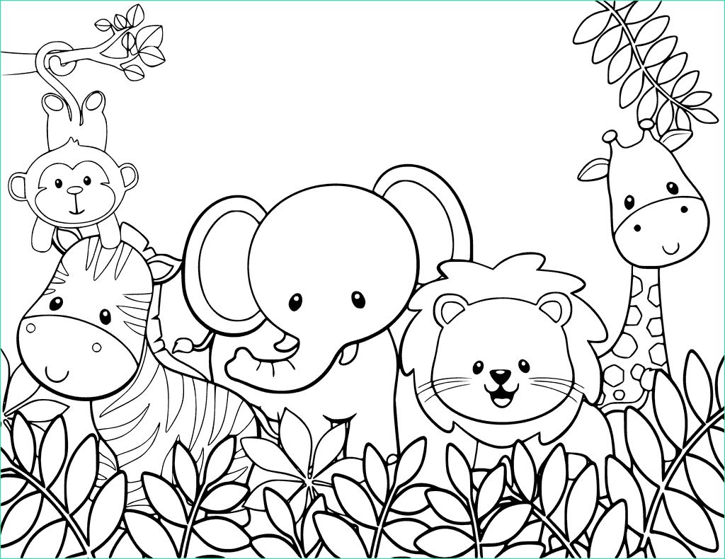 Coloriage Animal Luxe Images Cute Animal Coloring Pages