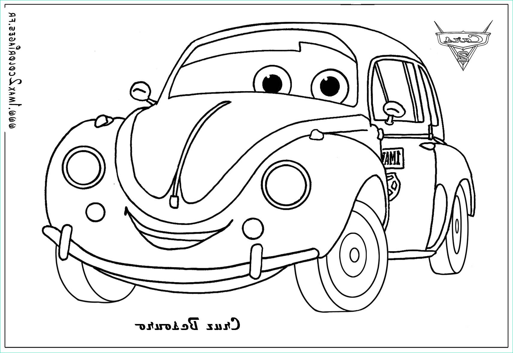 Coloriage Cars 2 Luxe Galerie Coloriages Cars 2 Cruz Besouro Cars 2 Coloriages Les
