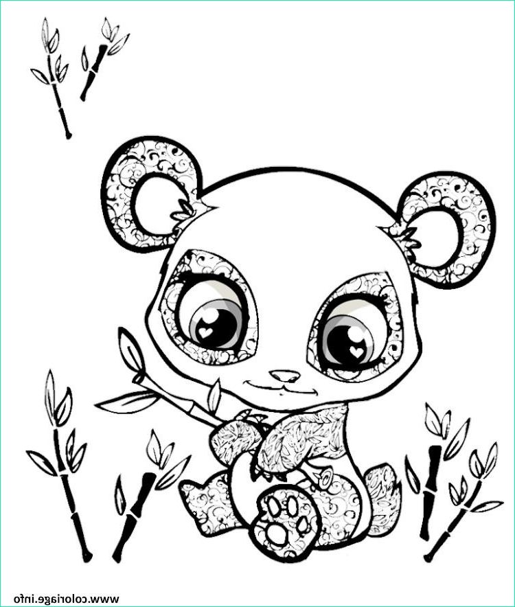 Coloriage D&amp;#039;animaux Kawaii Beau Photographie Coloriage Cute Panda Animaux Mignon Dessin