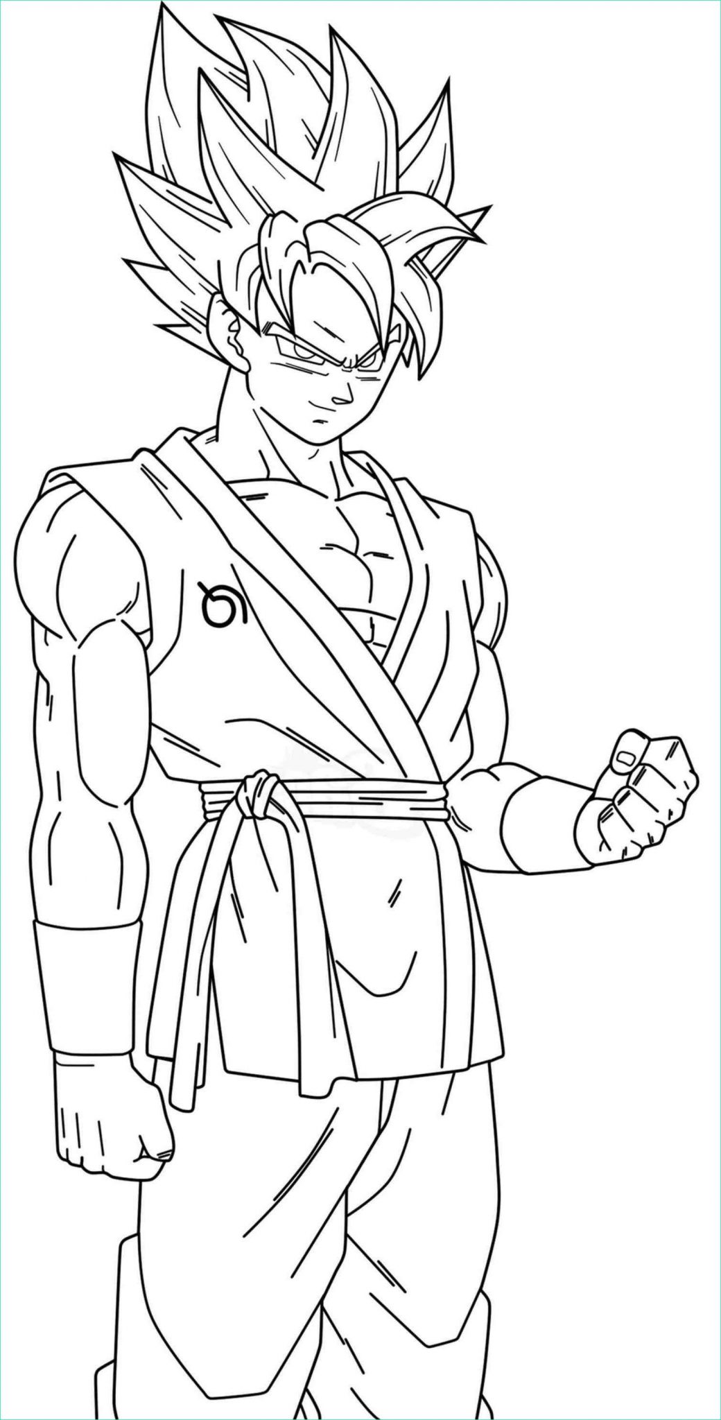 Coloriage Dragon Ball Sangoku Luxe Galerie Dessin De Sangoku Super 