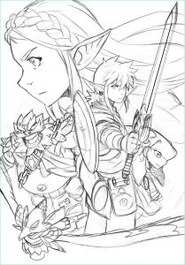 Coloriage Link Breath Of the Wild Beau Photographie Zelda Breath the Wild [sketched Position] by