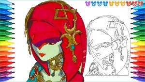 Coloriage Link Breath Of the Wild Cool Images How to Draw Legend Of Zelda Breath Of the Wild Mipha