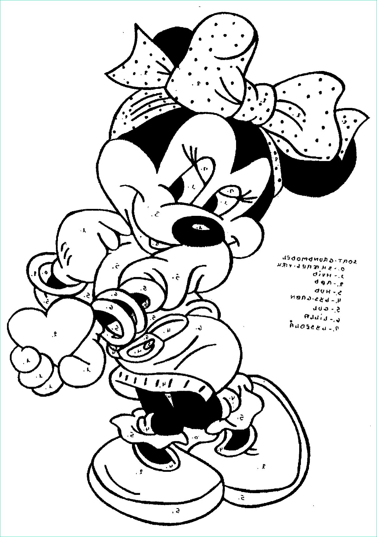 Coloriage Minnie A Imprimer Cool Photos Coloriages à Imprimer Minnie Mouse Numéro