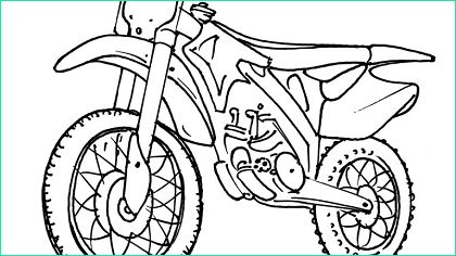 Coloriage Moto Facile Cool Image Simple Dessin Moto Cross Facile Dessin Facile
