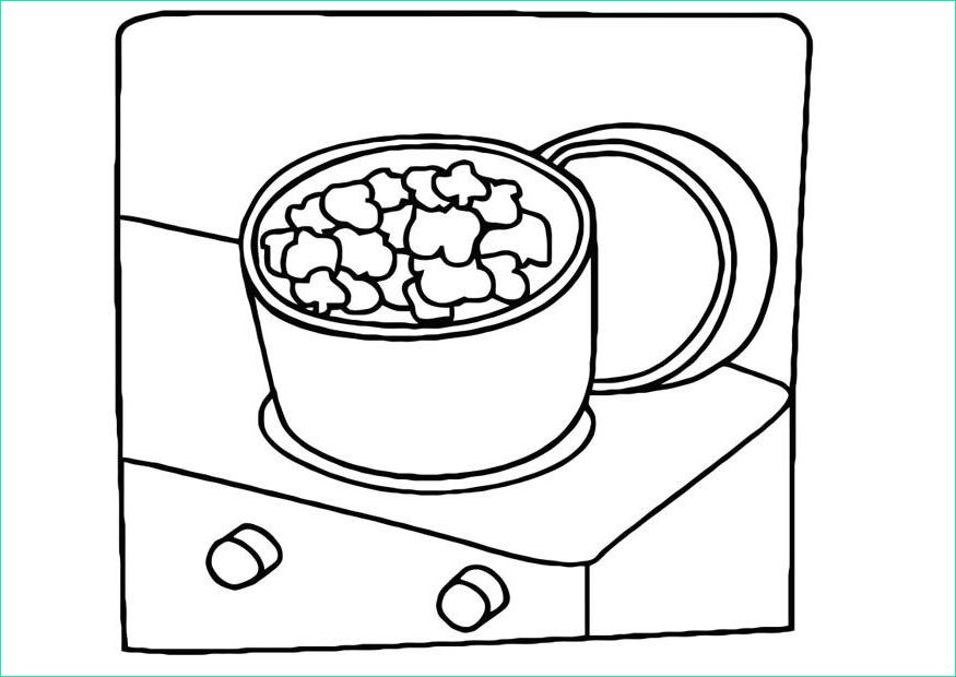 Coloriage Pop Corn Cool Collection Coloriage Cuisiner Popcorn Img
