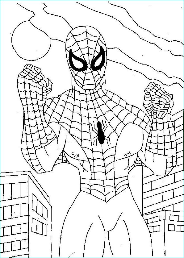 Coloriage Spiderman Beau Galerie Activités Enfants Des Coloriages De Tes Héros Préférés
