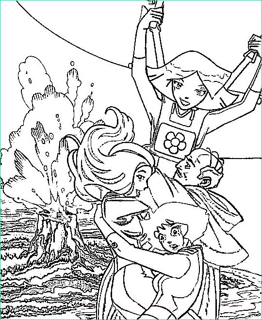 Coloriage totally Spies Beau Images Coloriages totally Spies Images Et S Animés Et