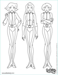 Coloriage totally Spies Inspirant Galerie Coloriages Alex Sam Et Clover Les totally Spies Fr