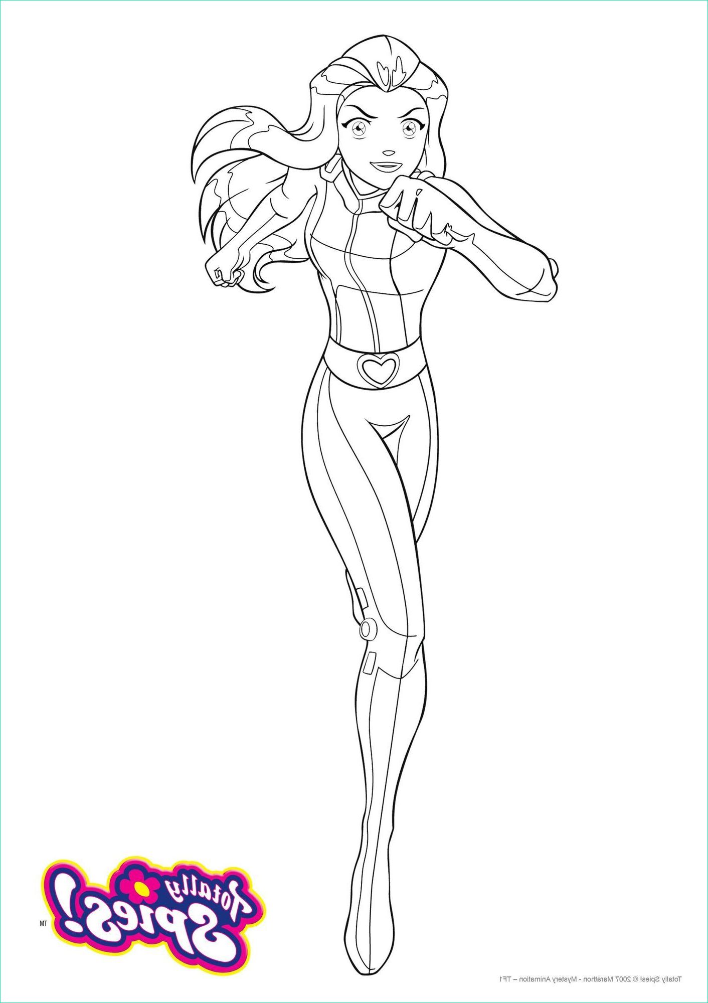 Coloriage totally Spies Luxe Images Coloriage Sam Coloriage totally Spies Coloriages
