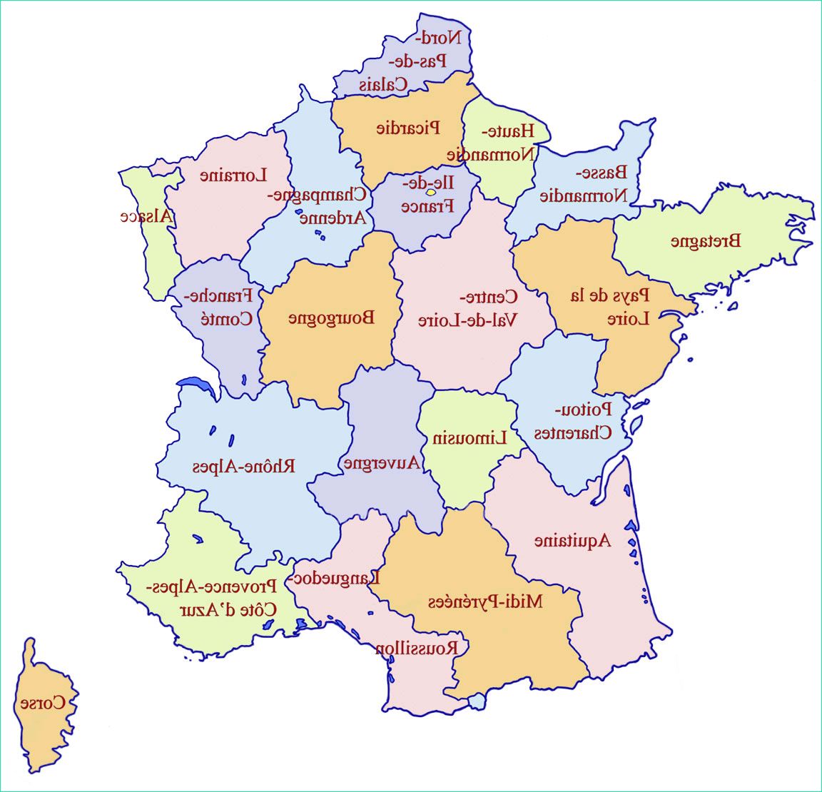 Dessin Carte De France Bestof Photos Carte Régions De France Couleur Carte Des Régions De