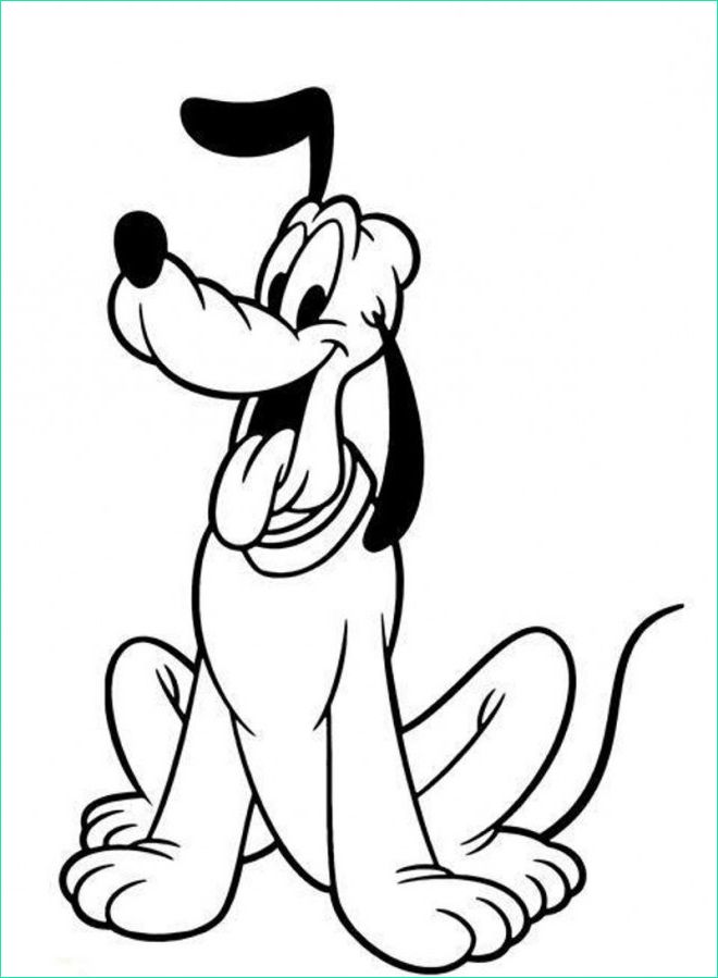 Dessin De Walt Disney Beau Images Coloriage Pluto Walt Disney Dessin Gratuit à Imprimer
