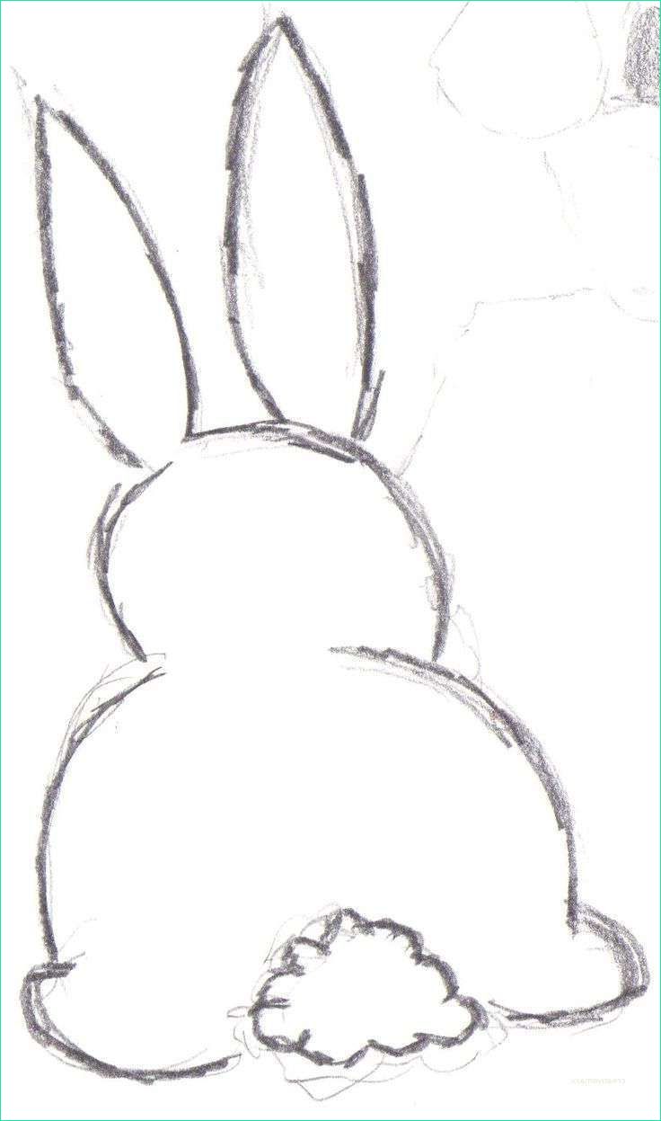Dessin Lapin Simple Beau Galerie Unique Easy Easter Bunny Drawing with 15 Example