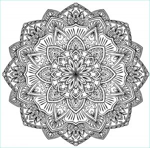Dessin Mandalas Beau Photos Flower Of Happiness Difficult Mandalas for Adults