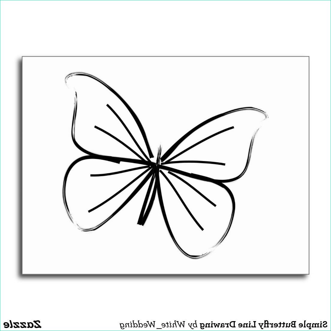 Dessin Papillon Facile Unique Galerie Simple butterfly Line Drawing Postcard