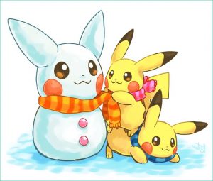 Dessin Pikachu Noel Élégant Photos Pokémon Let S Make A Snowman