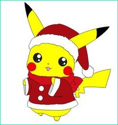 Dessin Pikachu Noel Inspirant Galerie Joyeux Noël