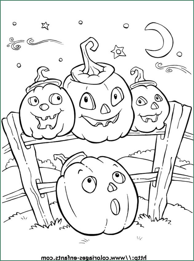Halloween à Colorier Beau Stock Coloriage D Halloween à Imprimer Sur Coloriages Enfants