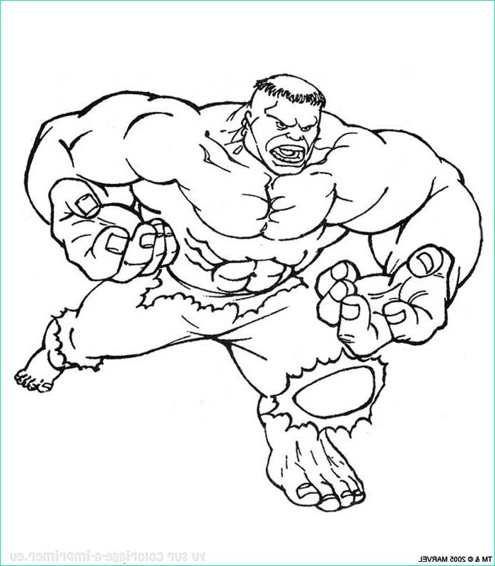 Hulk A Colorier Bestof Image Hulk Dessin