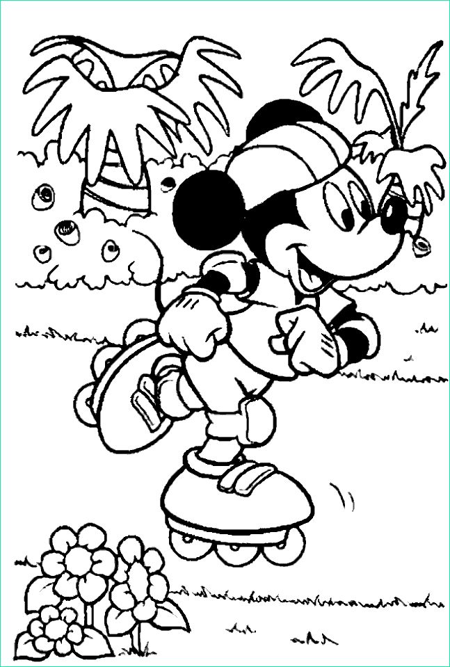 Mickey à Colorier Cool Galerie Coloriage Mickey à Imprimer Mickey Noël Mickey Bébé