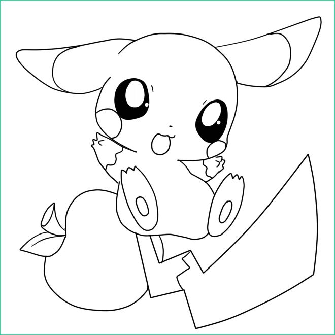 Pikachu A Colorier Cool Photos Free Printable Pikachu Coloring Pages – Coloring Junction