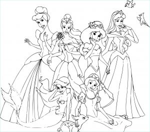 Princesses Disney Coloriage Impressionnant Collection Coloriage Disney Princesse à Imprimer Sur Coloriages Fo