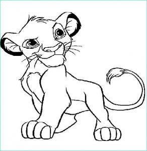 Simba Coloriage Beau Galerie Sketch Baby Simba Coloring Pages