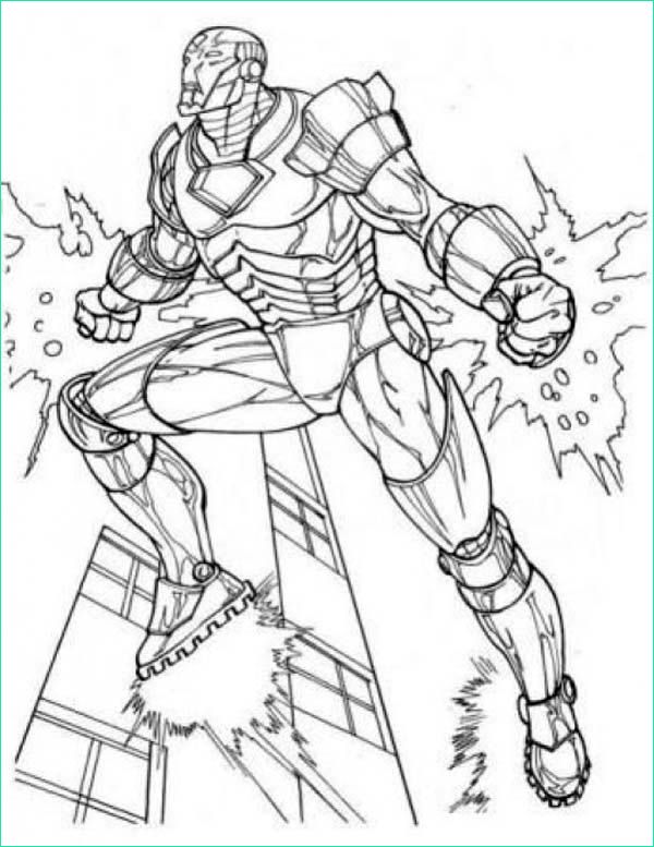 Avengers à Colorier Beau Collection Amazing Iron Man In the Avengers Coloring Page Download