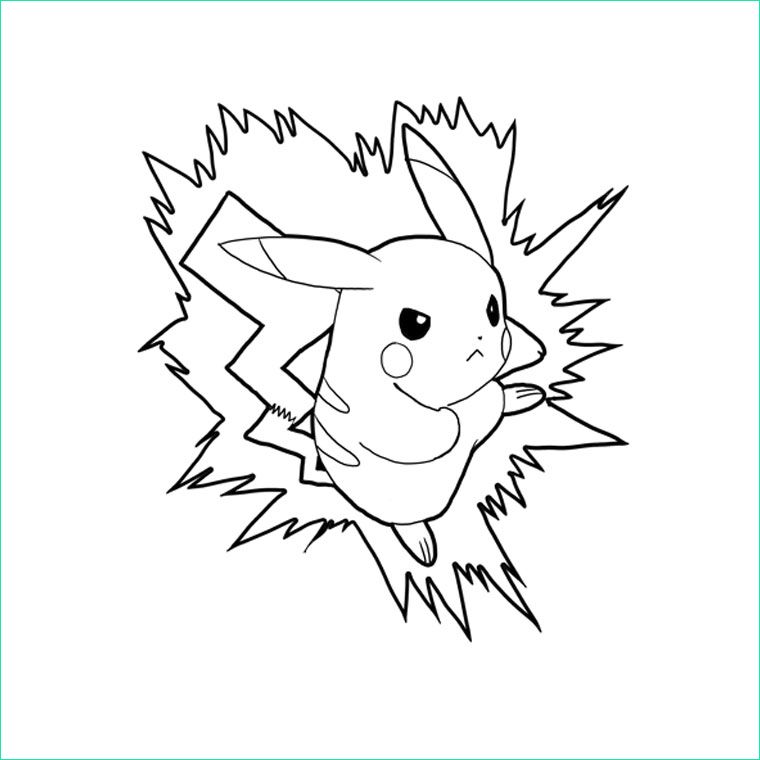 Coloriage A Imprimer De Pokémon Nouveau Collection Dessin à Colorier Pikachu Mignon