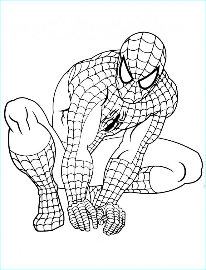 Coloriage A Imprimer Gratuitement Bestof Image Coloriage Spiderman Facile Gratuit à Imprimer
