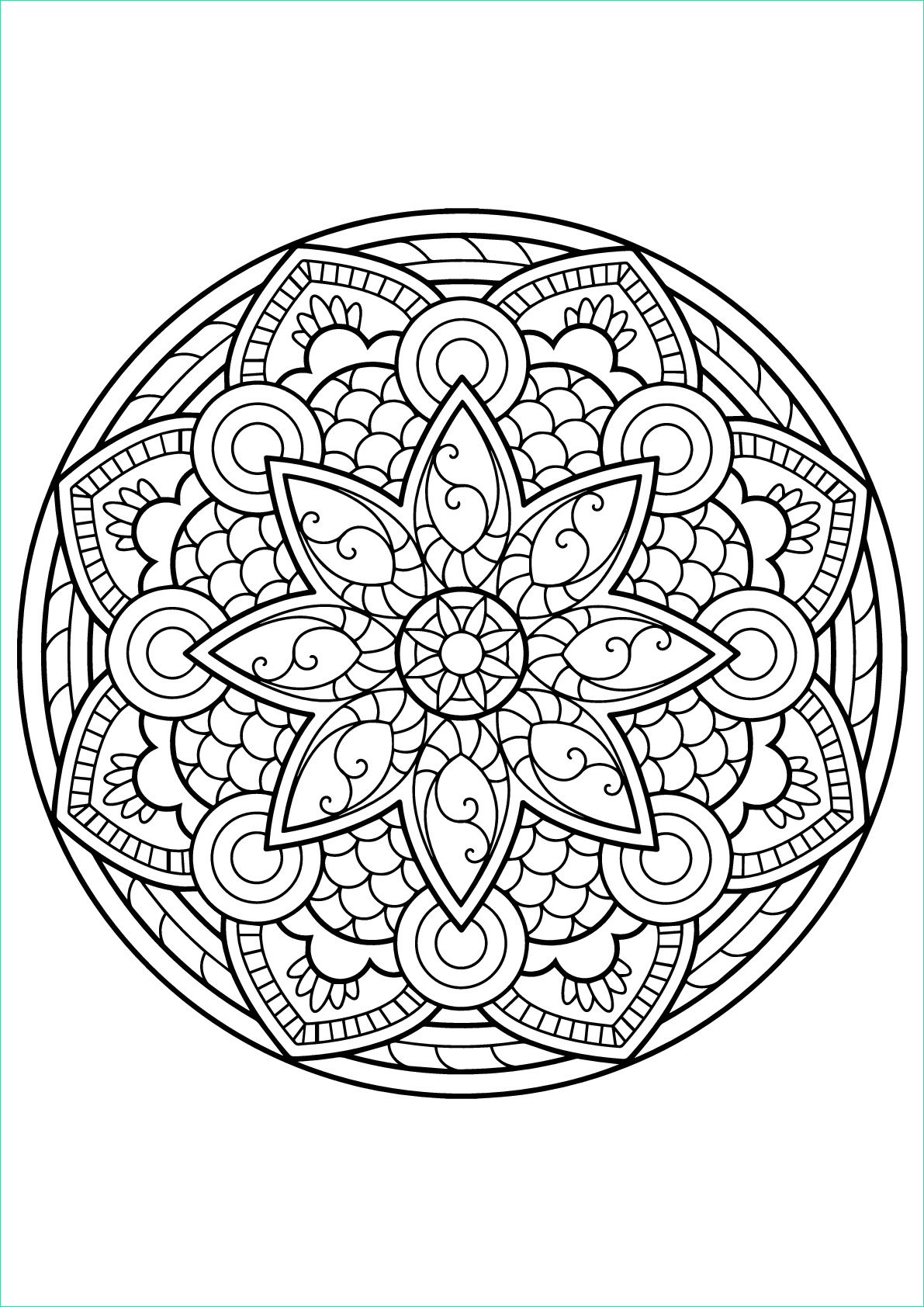 Coloriage à Imprimer Pour Adulte Luxe Photos Mandala Livre Gratuit 4 Mandalas Coloriages Difficiles