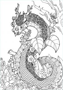Coloriage à Imprimer Pour Adulte Nouveau Photos Coloriage Zen Dragon à Imprimer Sur Coloriages Fo