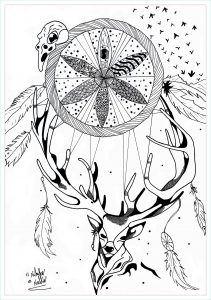 Coloriage D&amp;#039;adulte Beau Galerie Deer by Valentin Anti Stress Adult Coloring Pages