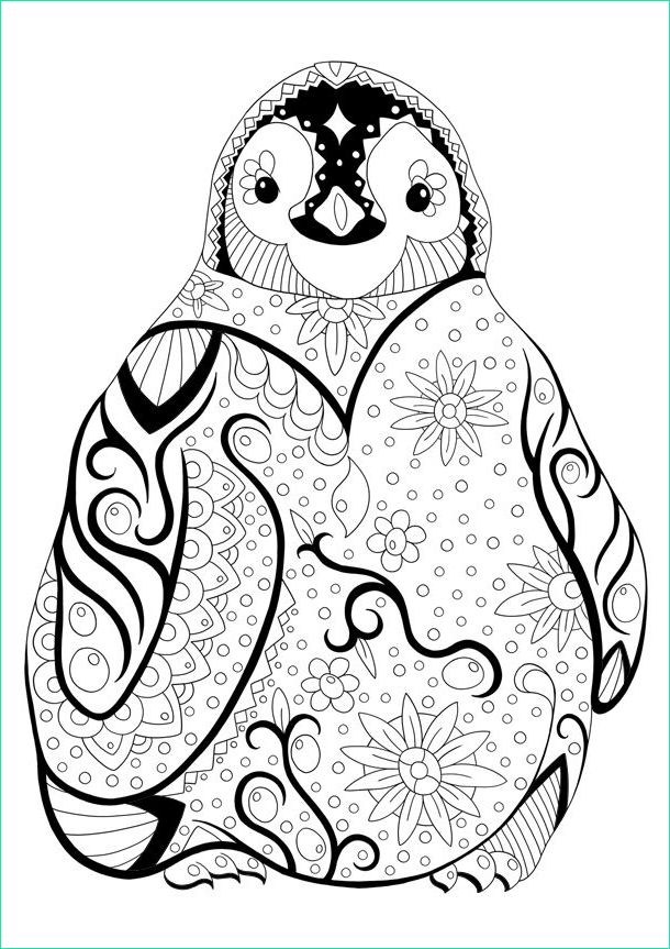 Coloriage D&amp;#039;animaux A Imprimer Beau Images Coloriage à Imprimer D Animaux Le Pinguoin