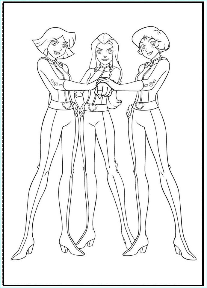 Coloriage De totally Spies Impressionnant Photographie Coloriage Fr Coloriage En Ligne totally Spies