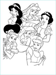Coloriage Disney Princesse Cendrillon Beau Image Coloriages à Imprimer Cendrillon Numéro