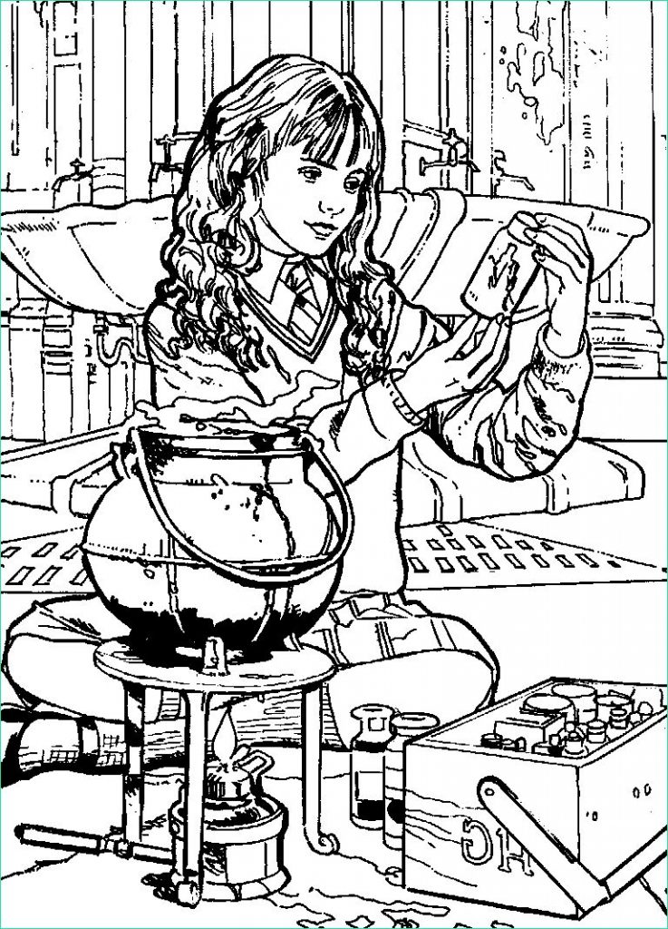 Coloriage Harry Potter Impressionnant Photos Dessins En Couleurs à Imprimer Harry Potter Numéro