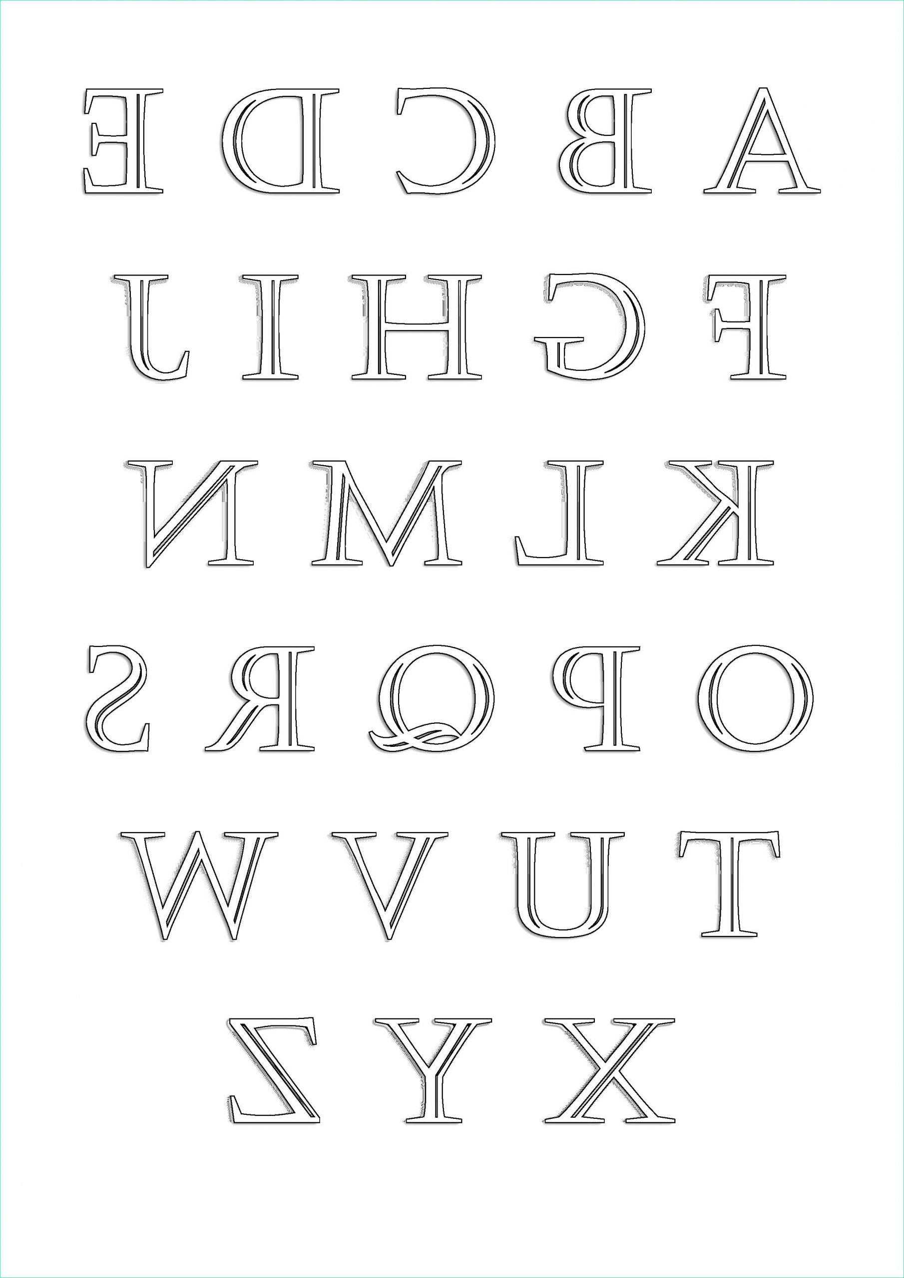 Coloriage Lettres Alphabet Nouveau Photos Alphabet Serious Style Alphabet Coloring Pages for Kids