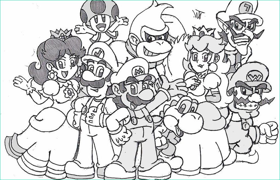 Coloriage Mario 3d World Luxe Images Evo Magz V4 7