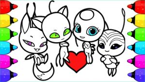 Coloriage Miraculous Kwami Cool Photos Miraculous Ladybug All Kwami Coloring Pages