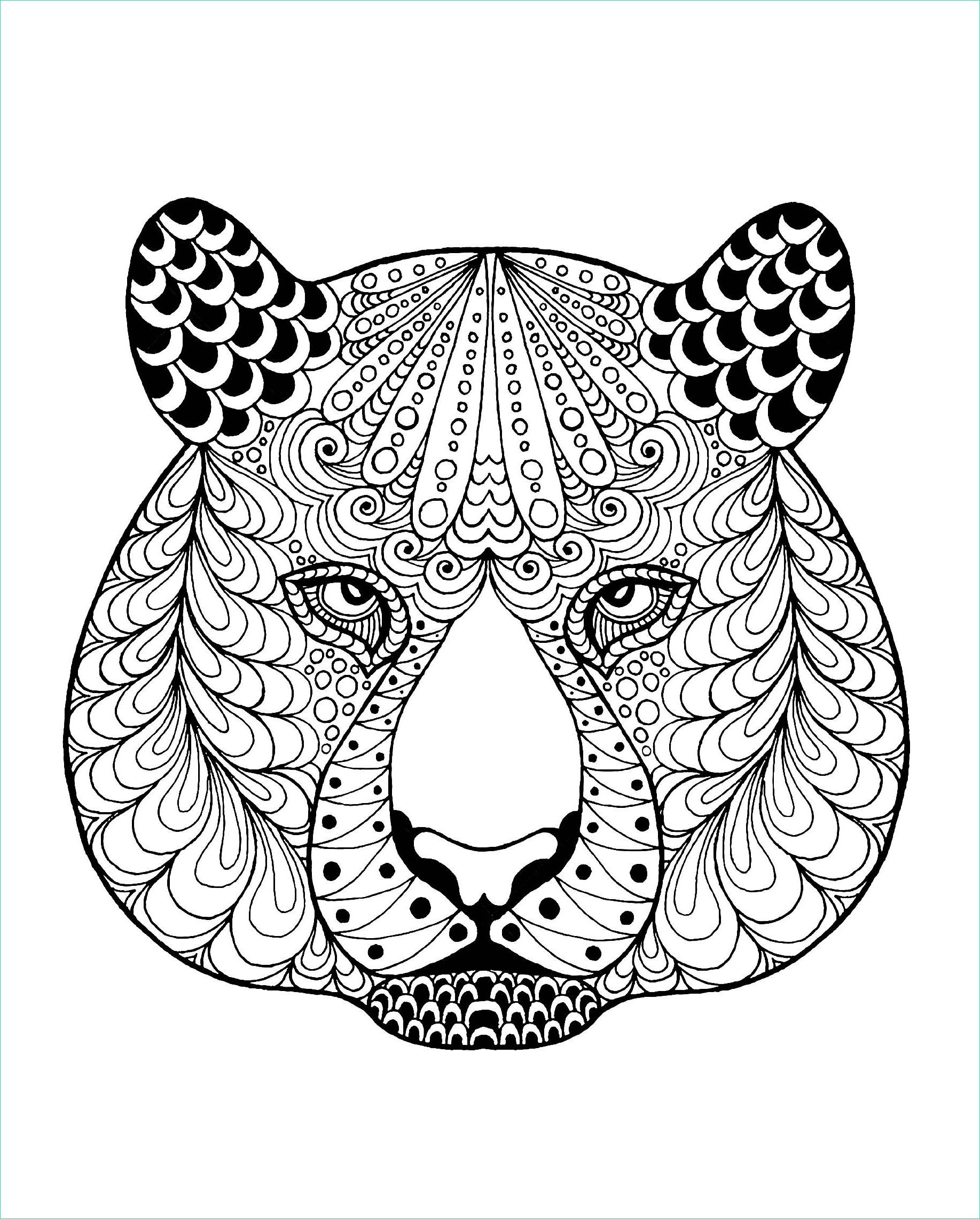 Dessin A Imprimer D&amp;#039;animaux Beau Image Coloriage De Tigre à Telecharger Gratuitement Coloriage