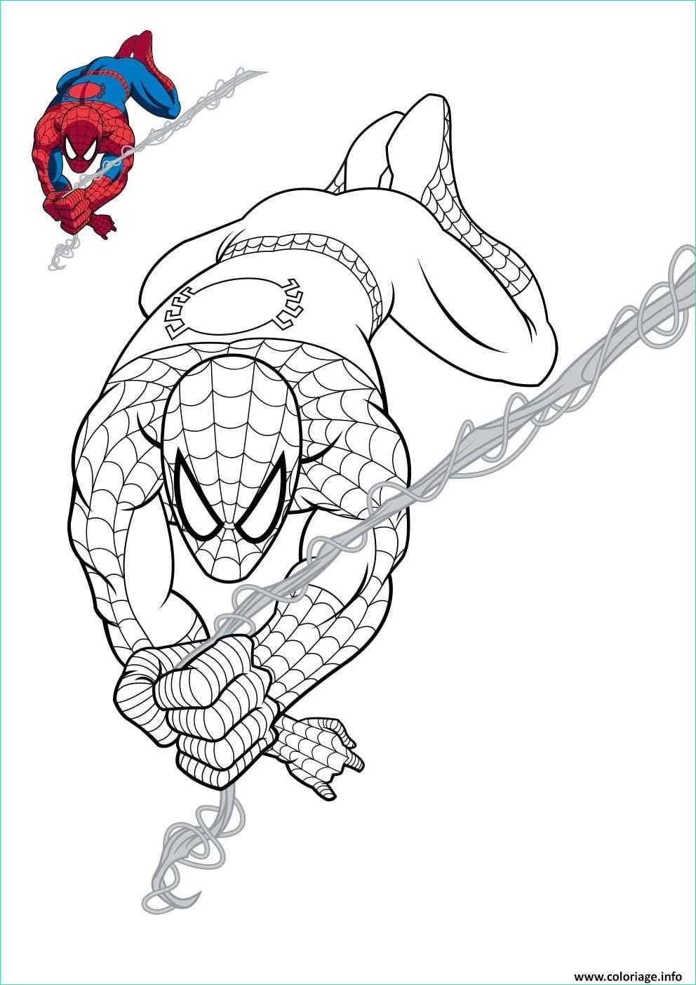 Dessin à Imprimer Spiderman Cool Galerie Épinglé Sur Coloriage Dessin