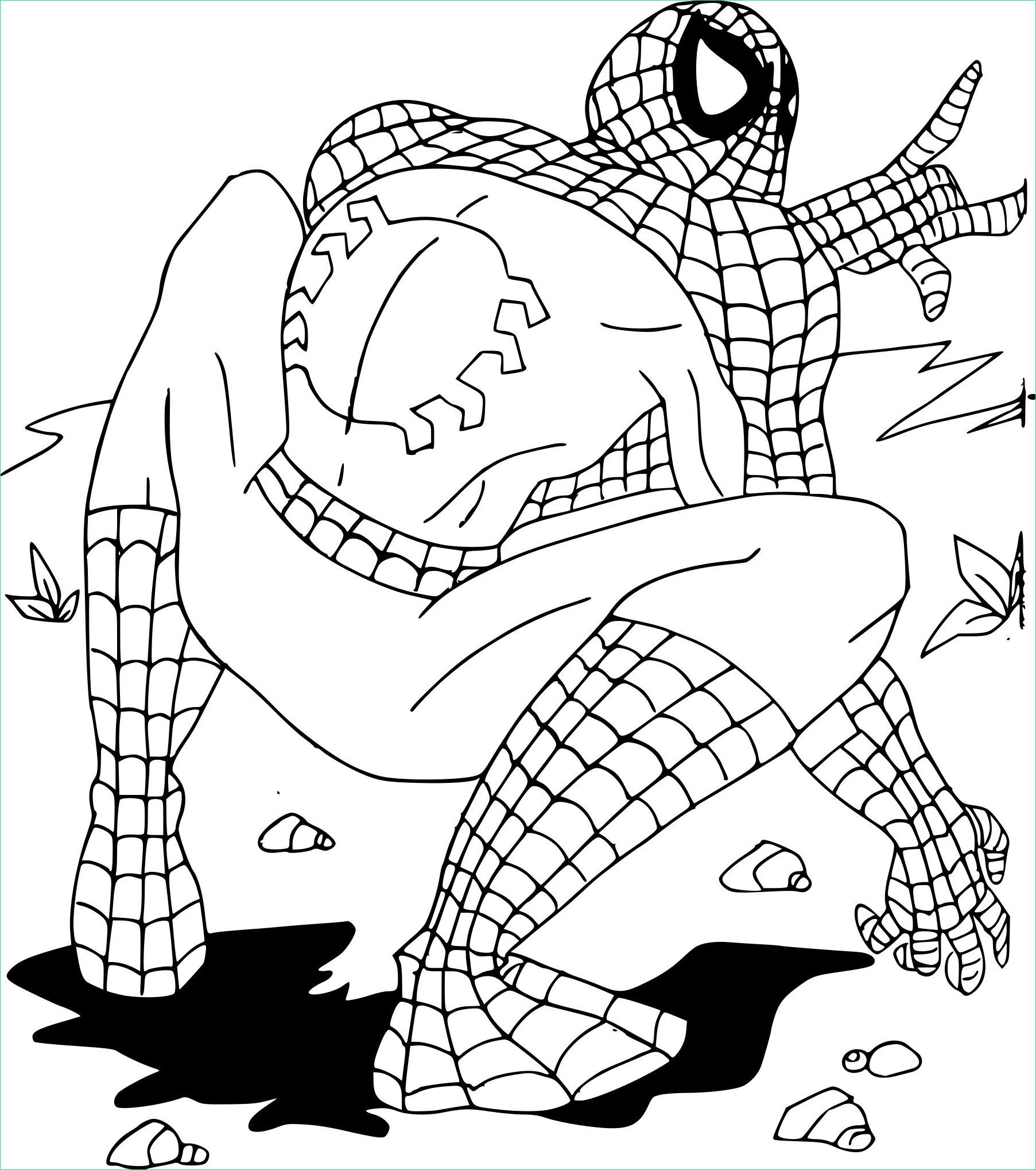 Dessin A Imprimer Spiderman Inspirant Stock Coloriage Spiderman 4 à Imprimer Sur Coloriages Fo