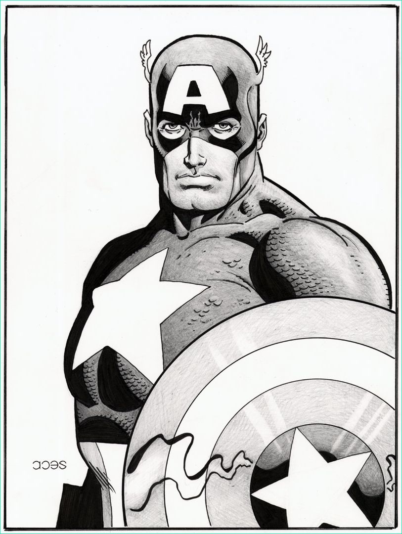 Dessin Capitaine America Beau Photos Phil and Co Avril 2012