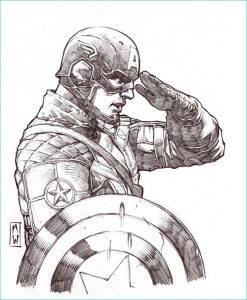 Dessin Capitaine America Inspirant Photos Captain America Sketch by Admirawijayaviantart On