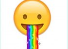 Dessin D&#039;emoji Impressionnant Photos Emoji Vomi Arc En Ciel
