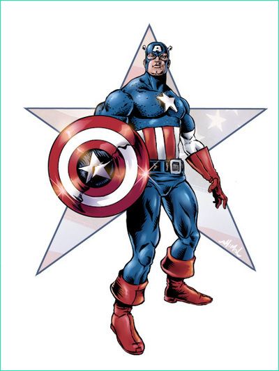 Dessin De Capitaine America Beau Stock Dessins En Couleurs à Imprimer Captain America Numéro