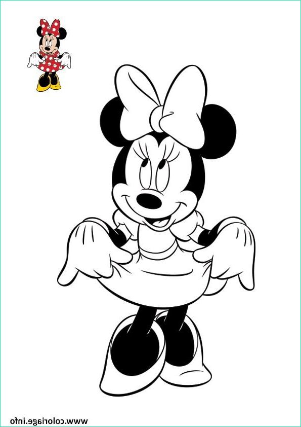Dessin De Minie Inspirant Stock Coloriage Disney Minnie original Dessin