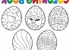 Dessin De Paque Impressionnant Photos Coloriage De Pâques Les Gros Six œufs De La Poule